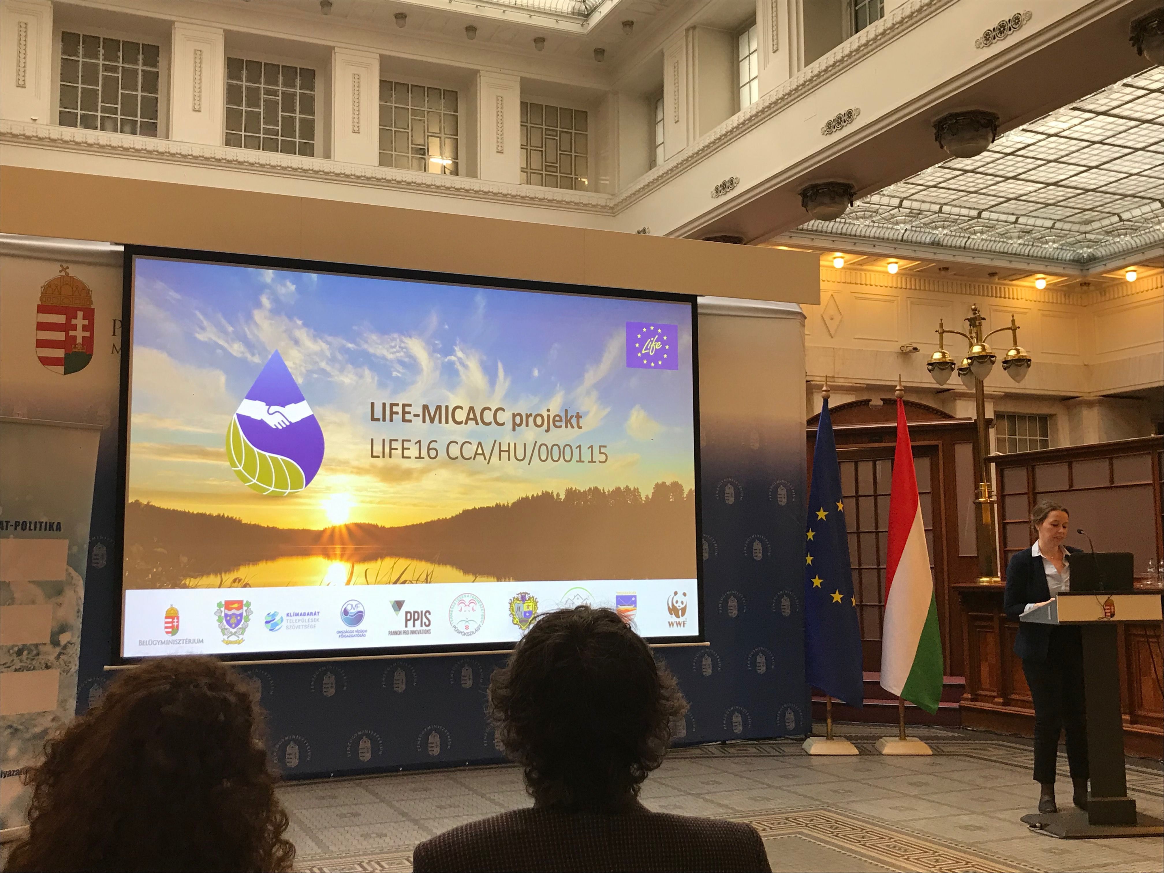 Introducing the LIFE-MICACC project, presentation by Zsuzsanna Hercig