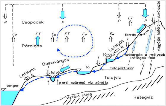 1. illustration: Water cycle Source: www.ovf.hu