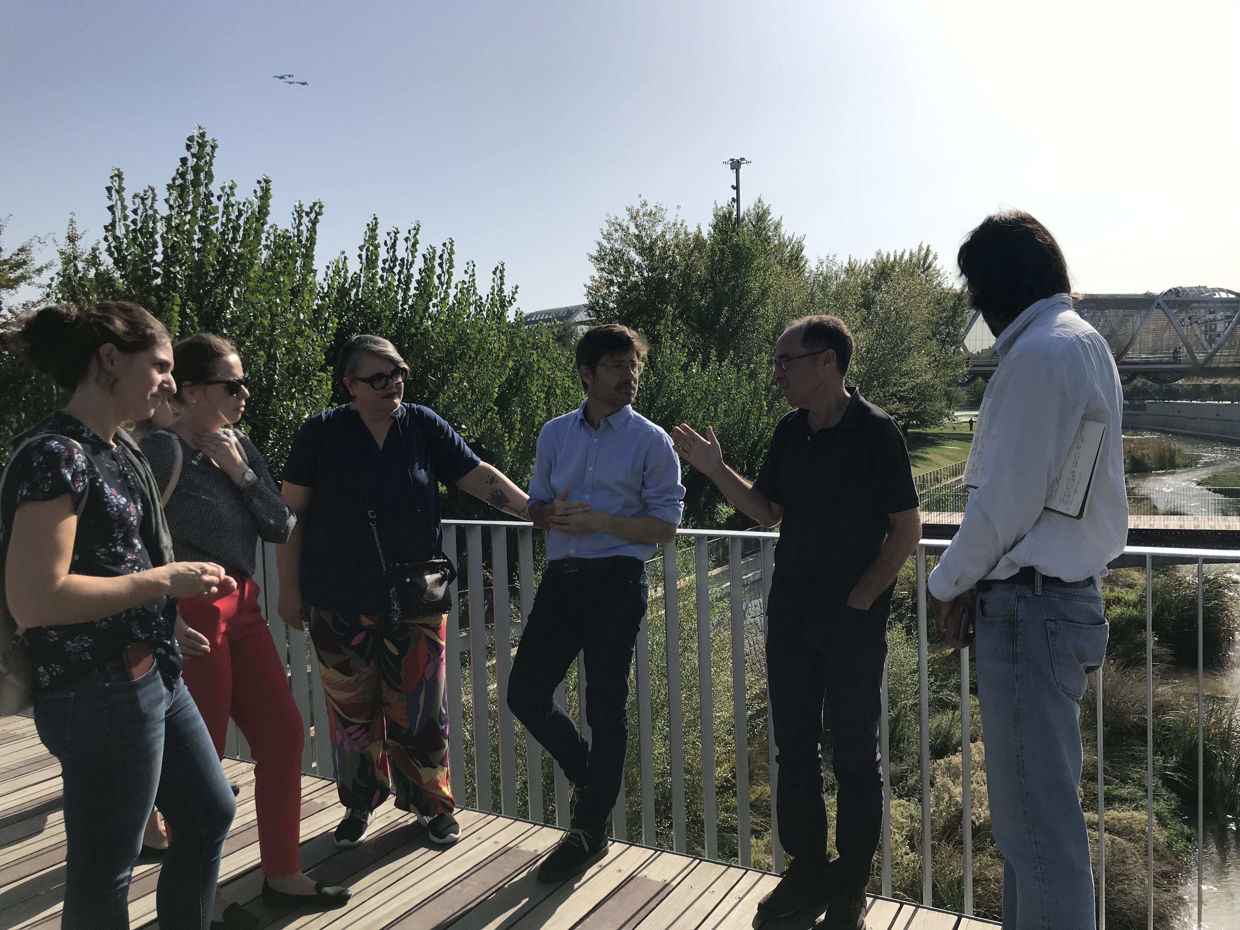 Rafael López, head of the Climate Change Unit of the Madrid City Council, describes the rehabilitation of the Manzanares River in details