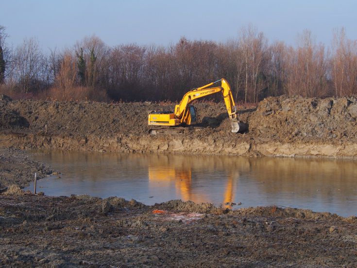 Lake construction works – January- February 2020